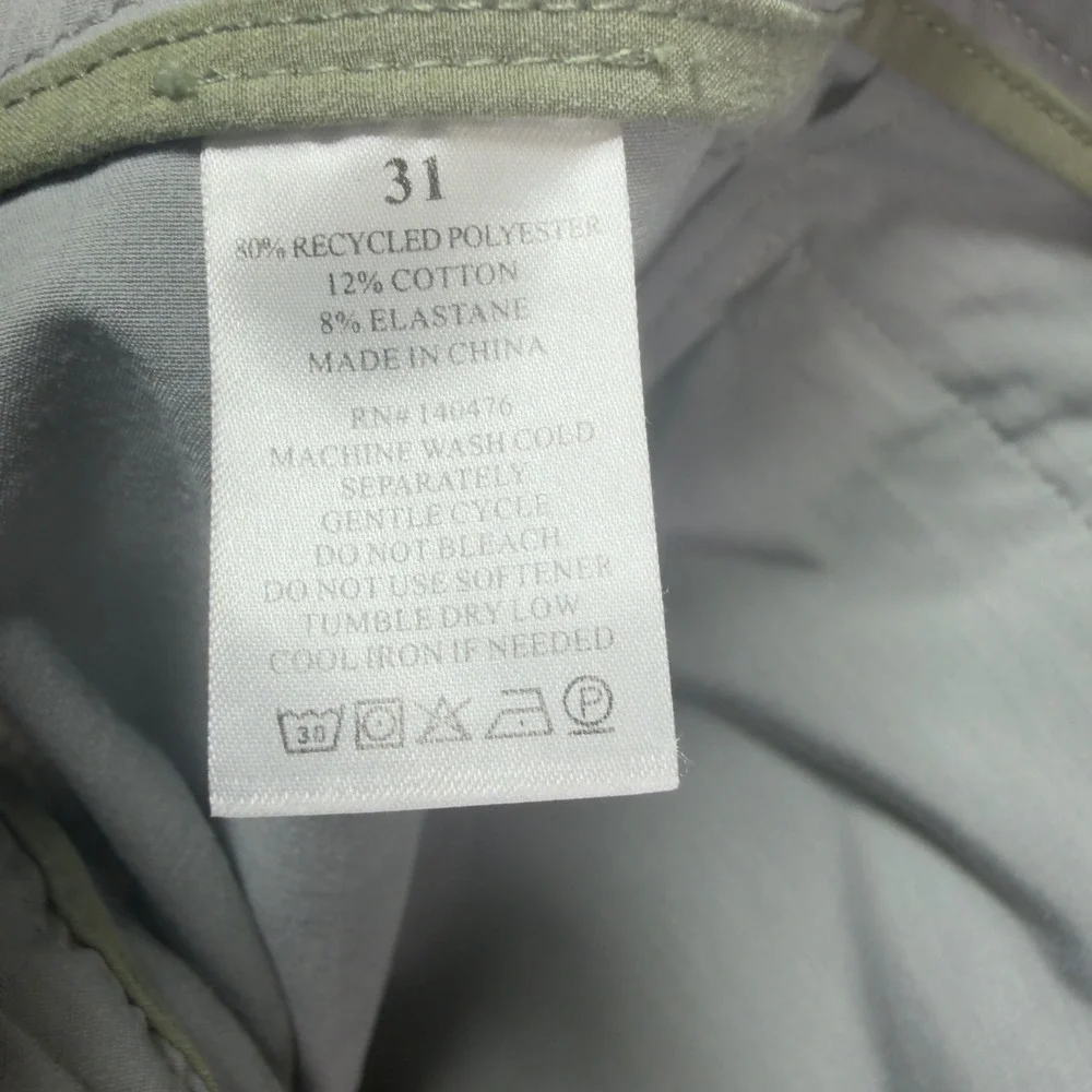 Faherty All Day Shorts Mens 31x8 Grey Hybrid Board Shorts Stretch Quick Dry 7in
